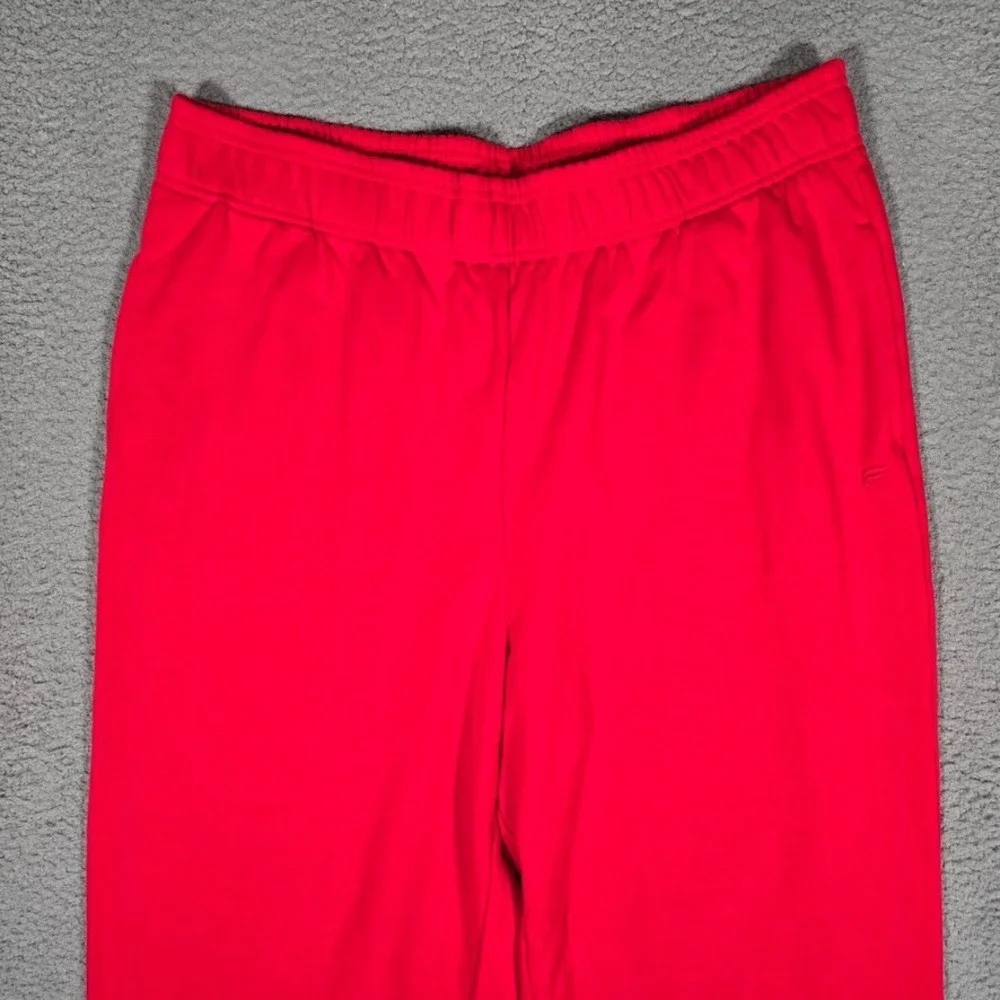 Fabletics Pants Womens XXL 1X Red Year Round Wide Leg Elastic Waist Sweatpants
